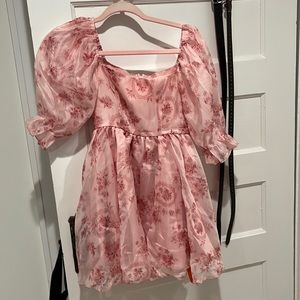 cider babydoll floral dress